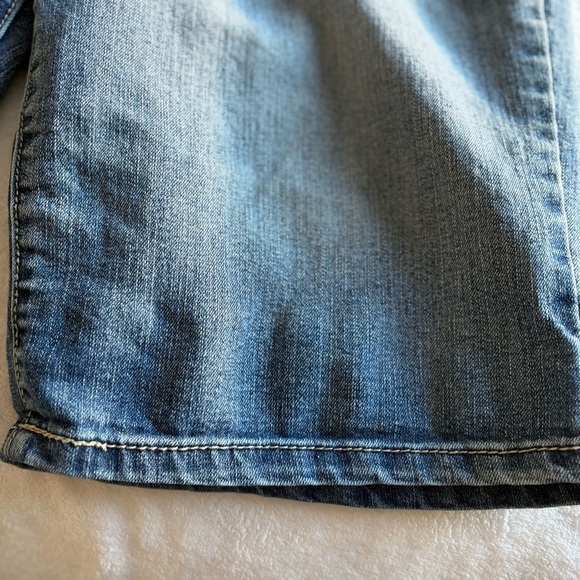 Nine West Vintage America Blue Denim Mid-rise Jean Shorts - 90s Y2K - Picture 15 of 17